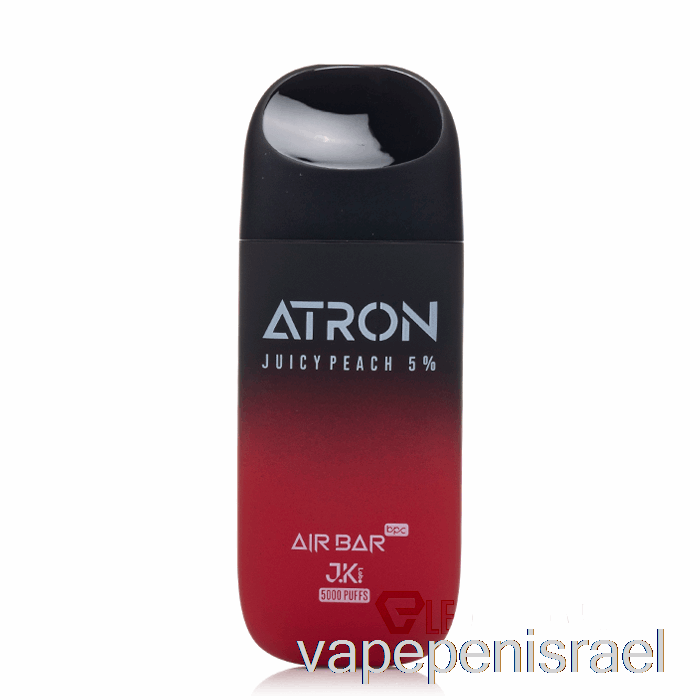 חד פעמי Vape Israel Air Bar Atron 5000 חד פעמי עסיסי אפרסק